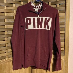Pink maroon pullover Jacket x-small